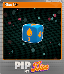Series 1 - Card 3 of 15 - Blue Die