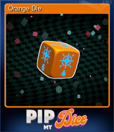 Series 1 - Card 5 of 15 - Orange Die
