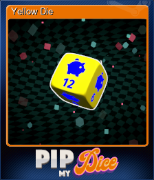 Series 1 - Card 13 of 15 - Yellow Die