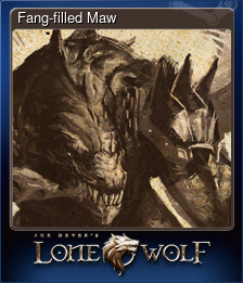Series 1 - Card 8 of 12 - Fang-filled Maw