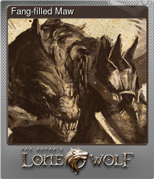 Series 1 - Card 8 of 12 - Fang-filled Maw