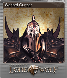 Series 1 - Card 6 of 12 - Warlord Gunzar