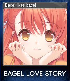 Series 1 - Card 1 of 6 - Bagel likes bagel