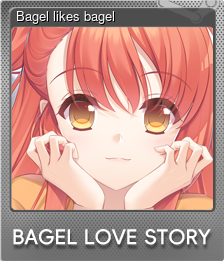 Series 1 - Card 1 of 6 - Bagel likes bagel