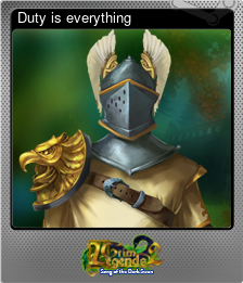 Series 1 - Card 6 of 6 - Duty is everything