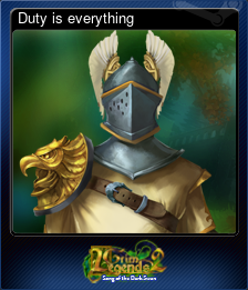 Series 1 - Card 6 of 6 - Duty is everything