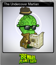 Series 1 - Card 3 of 6 - The Undercover Martian