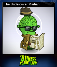 Series 1 - Card 3 of 6 - The Undercover Martian