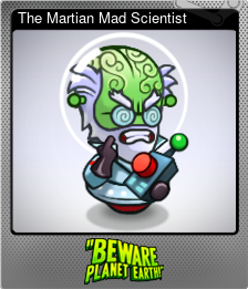 Series 1 - Card 5 of 6 - The Martian Mad Scientist