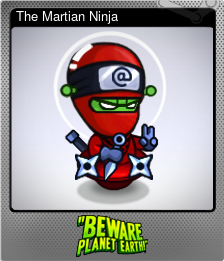Series 1 - Card 1 of 6 - The Martian Ninja