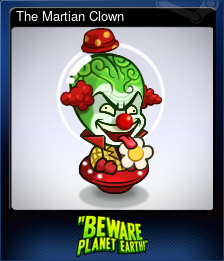 Series 1 - Card 4 of 6 - The Martian Clown