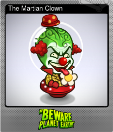Series 1 - Card 4 of 6 - The Martian Clown