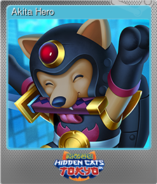 Series 1 - Card 2 of 15 - Akita Hero