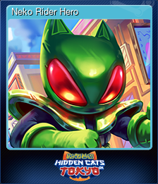Series 1 - Card 12 of 15 - Neko Rider Hero