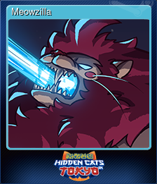 Series 1 - Card 8 of 15 - Meowzilla