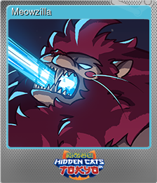 Series 1 - Card 8 of 15 - Meowzilla