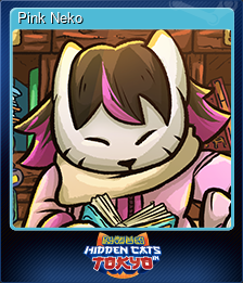 Series 1 - Card 9 of 15 - Pink Neko