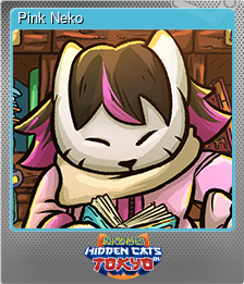 Series 1 - Card 9 of 15 - Pink Neko