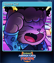 Series 1 - Card 14 of 15 - Space Cat