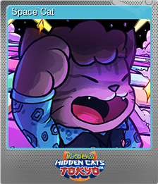 Series 1 - Card 14 of 15 - Space Cat