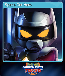 Series 1 - Card 15 of 15 - Space Cat Hero