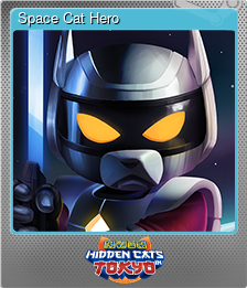 Series 1 - Card 15 of 15 - Space Cat Hero