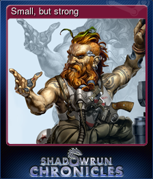 Series 1 - Card 2 of 6 - Small, but strong