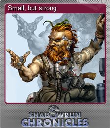 Series 1 - Card 2 of 6 - Small, but strong