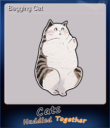 Series 1 - Card 5 of 7 - Begging Cat