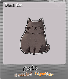 Series 1 - Card 2 of 7 - Black Cat