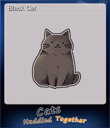 Series 1 - Card 2 of 7 - Black Cat