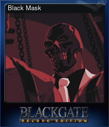 Series 1 - Card 6 of 8 - Black Mask