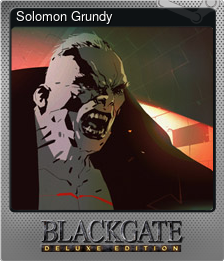 Series 1 - Card 2 of 8 - Solomon Grundy