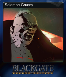 Series 1 - Card 2 of 8 - Solomon Grundy