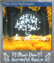 Series 1 - Card 2 of 7 - Pale Gold Nightingale