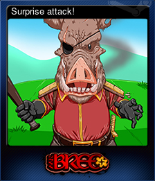 Series 1 - Card 3 of 7 - Surprise attack!