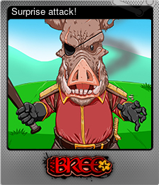 Series 1 - Card 3 of 7 - Surprise attack!