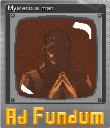 Series 1 - Card 7 of 7 - Mysterious man