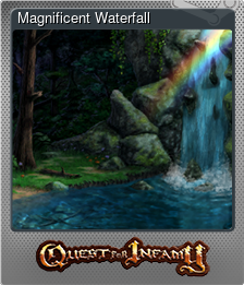Series 1 - Card 8 of 8 - Magnificent Waterfall