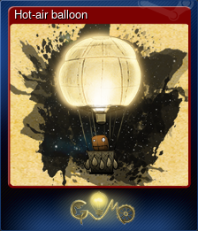 Series 1 - Card 6 of 6 - Hot-air balloon