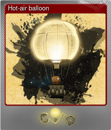 Series 1 - Card 6 of 6 - Hot-air balloon