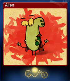 Series 1 - Card 4 of 6 - Alien