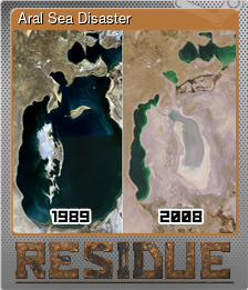 Series 1 - Card 9 of 9 - Aral Sea Disaster