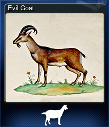 Series 1 - Card 4 of 5 - Evil Goat