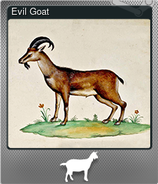 Series 1 - Card 4 of 5 - Evil Goat