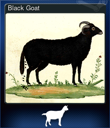 Series 1 - Card 1 of 5 - Black Goat
