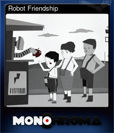 Series 1 - Card 3 of 6 - Robot Friendship