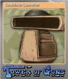 Series 1 - Card 10 of 10 - Sawblade Launcher