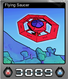 Series 1 - Card 2 of 8 - Flying Saucer