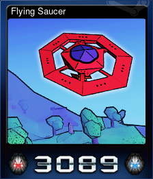 Series 1 - Card 2 of 8 - Flying Saucer